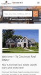 Mobile Screenshot of cincinnatirealestatesearch.com